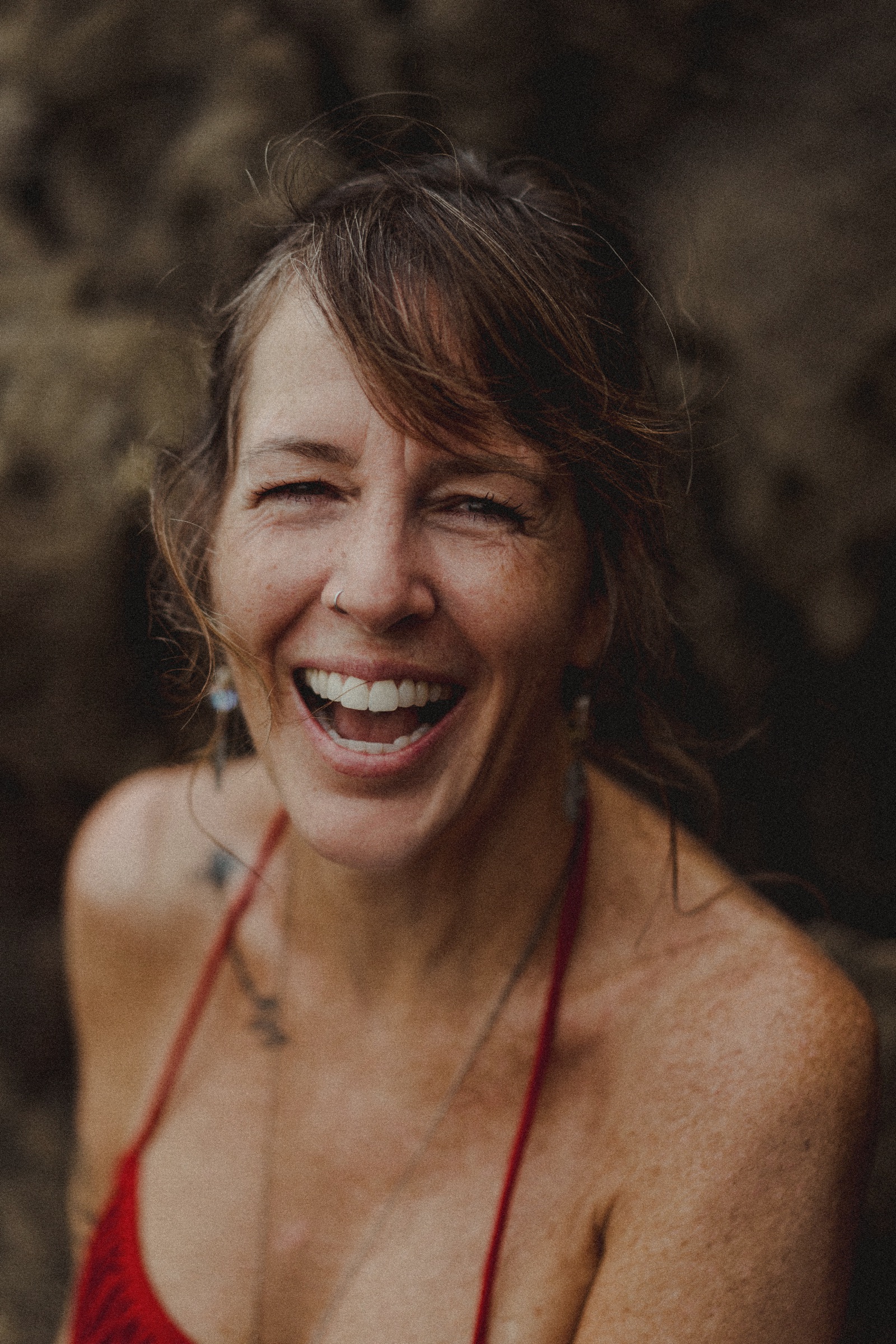Kerry laughing